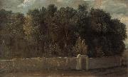 Francois Desportes Study of a Park,Surrounded by Walls painting